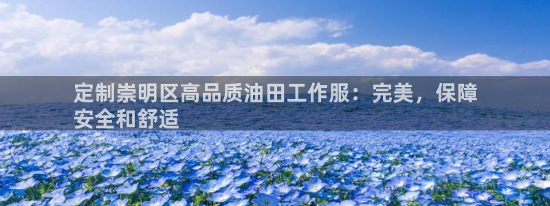 龙八国际手机登录入口|定制崇明区高品质油田工作服:完美,保障
安全和舒适
